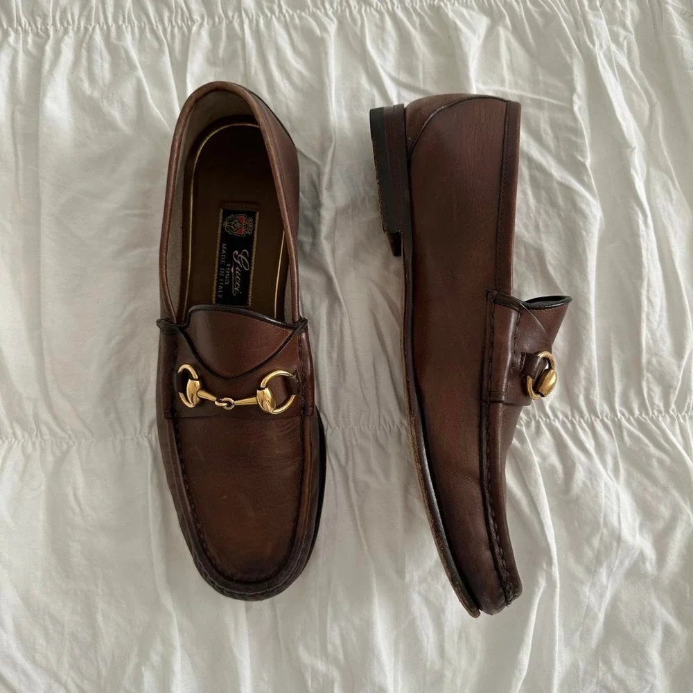 Gucci 1953 Brown Leather Horsebit Loafer